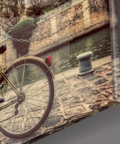Alternative view of Fiets Glasschilderij