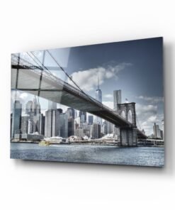 Brooklyn Bridge Glasschilderij