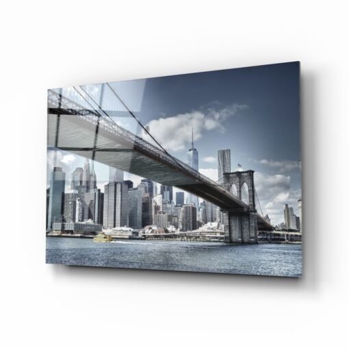 Brooklyn Bridge Glasschilderij