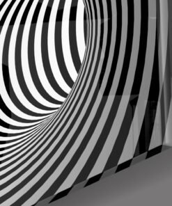 Alternative view of Abstract Illusie Glasschilderij
