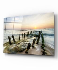 Oude Pier Glasschilderij