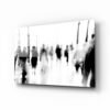 Glasschilderij Abstracte Menigte