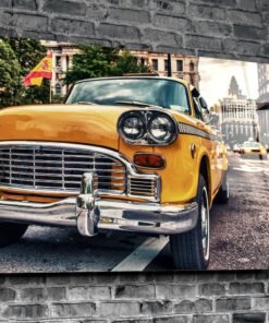 Klassieke Auto Glasschilderij - Afbeelding 3