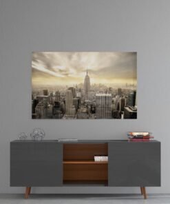 Glasschilderij Stad New York