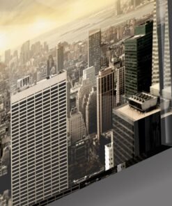 Alternative view of Glasschilderij Stad New York