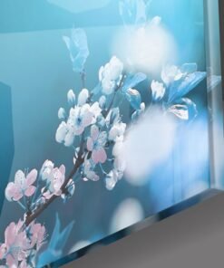 Alternative view of Lente Bloemen Glasschilderij