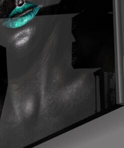 Alternative view of Vrouw Portret Glasschilderij