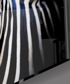 Alternative view of Zebra Dieren Glasschilderij