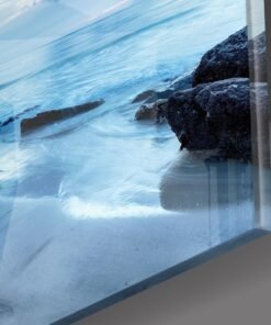 Alternative view of Stenen Op Het Strand Glasschilderij