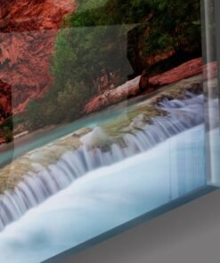 Alternative view of Waterval Glasschilderij