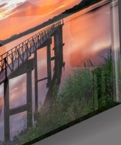 Alternative view of Zonsondergang Glasschilderij