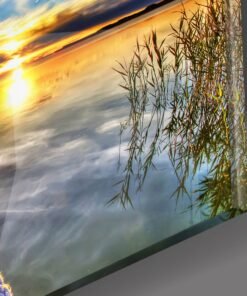 Alternative view of Houten Pier Glasschilderij