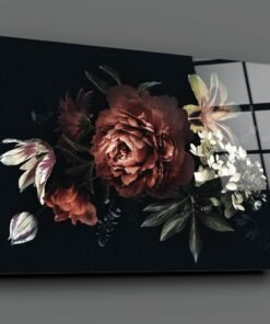 Alternative view of Glasschilderij bloemen