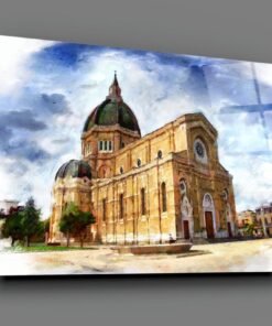 Historisch Gebouw Glasschilderij - Afbeelding 3