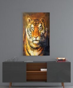 Tijger Glasschilderij