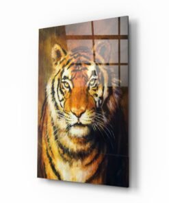 Tijger Glasschilderij
