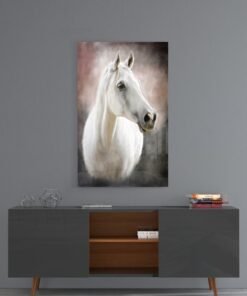 Paard Portret Glasschilderij