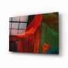 Abstract Kleuren Glasschilderij