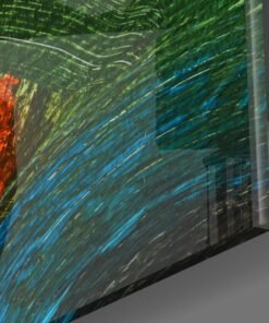 Alternative view of Abstract Kleuren Glasschilderij