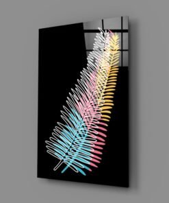 Alternative view of Abstracte Plant Glasschilderij