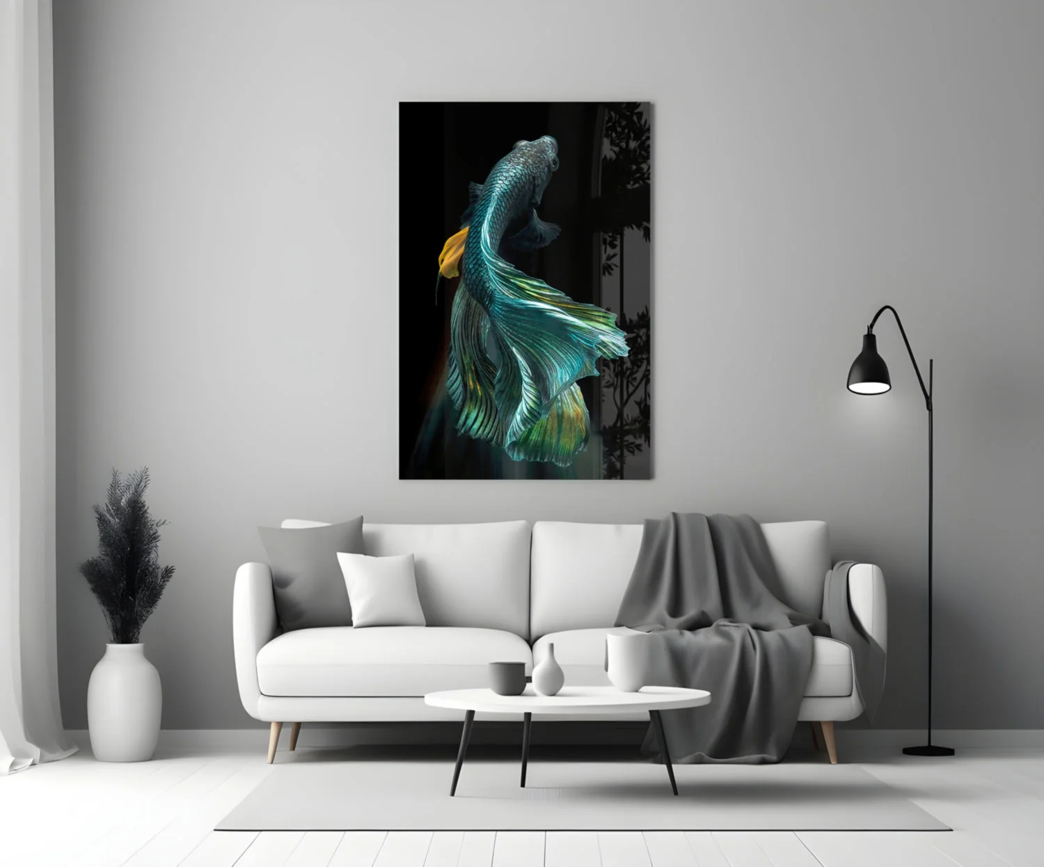 Betta Vis Glasschilderij - Afbeelding 5