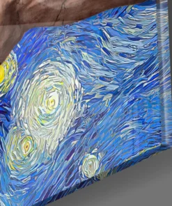 Alternative view of Van Gogh Stijl Handen Glasschilderij