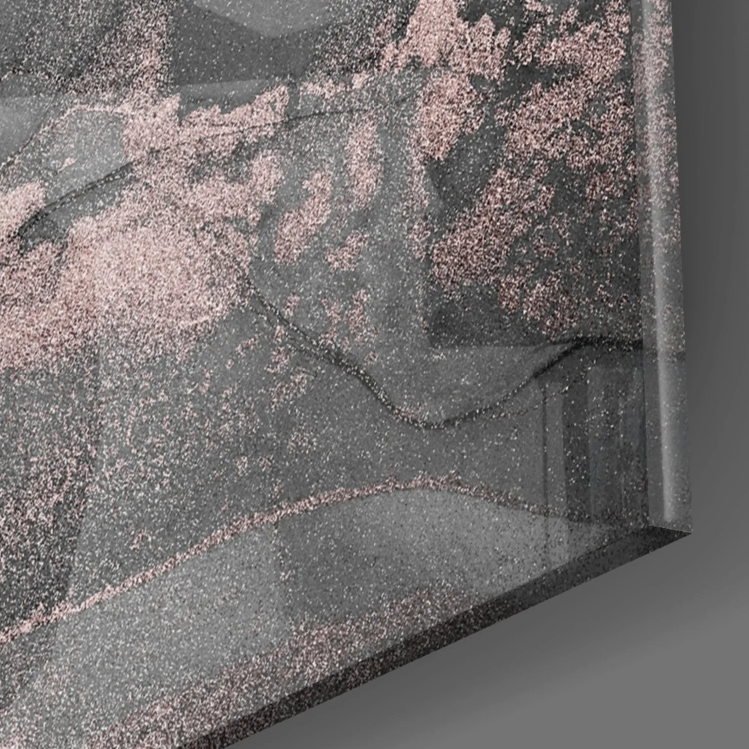 Glasschilderij Abstract Diepte - Afbeelding 2