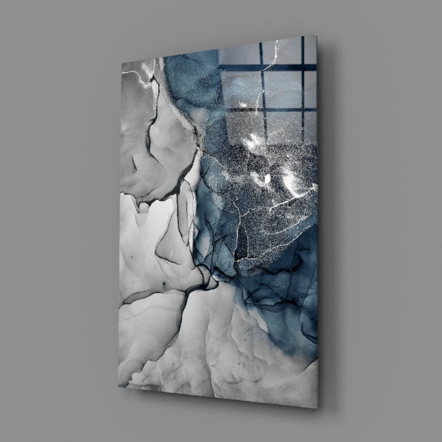 Abstract Diepte Glasschilderij - Afbeelding 3