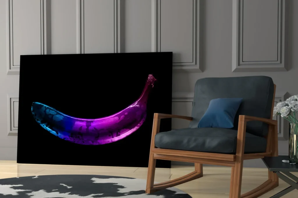 Banaan Glasschilderij