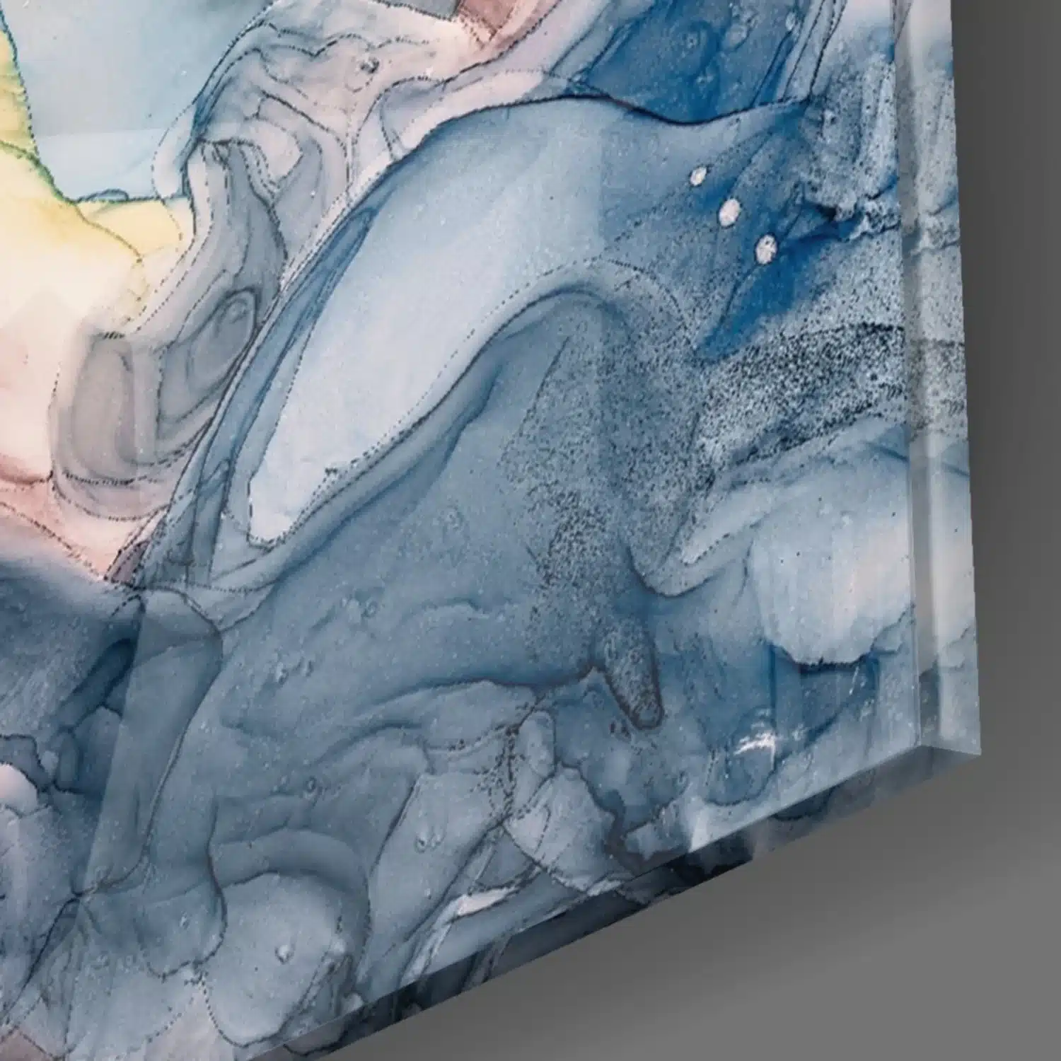 Abstract Diepte Glasschilderij - Afbeelding 2