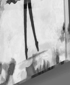 Alternative view of Abstracte Ballerina Glasschilderij