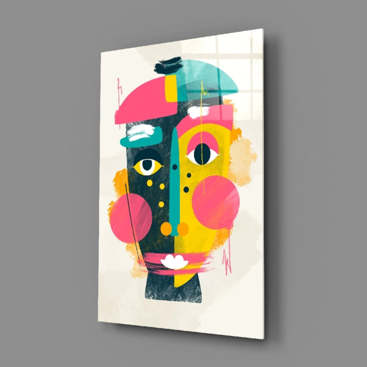 Illustratie Kleurrijk Glasschilderij - Afbeelding 3