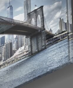 Alternative view of Brooklyn Bridge Glasschilderij