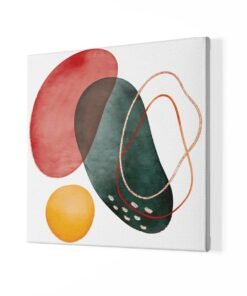 Alternative view of Abstract Vormen Vierkant Schilderij