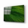 Groene Blad Glasschilderij