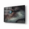 Oog van Wolf Glasschilderij