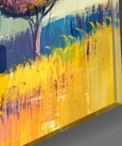 Alternative view of Abstracte Bomen Glasschilderij