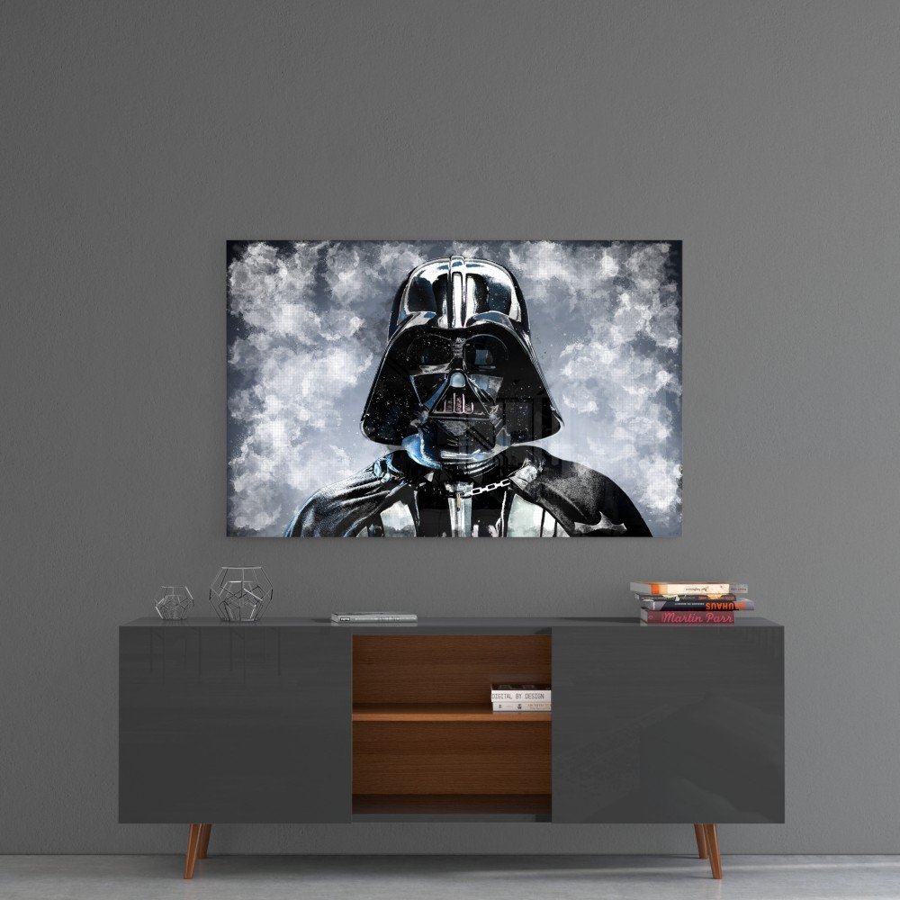Darth Vader Glasschilderij