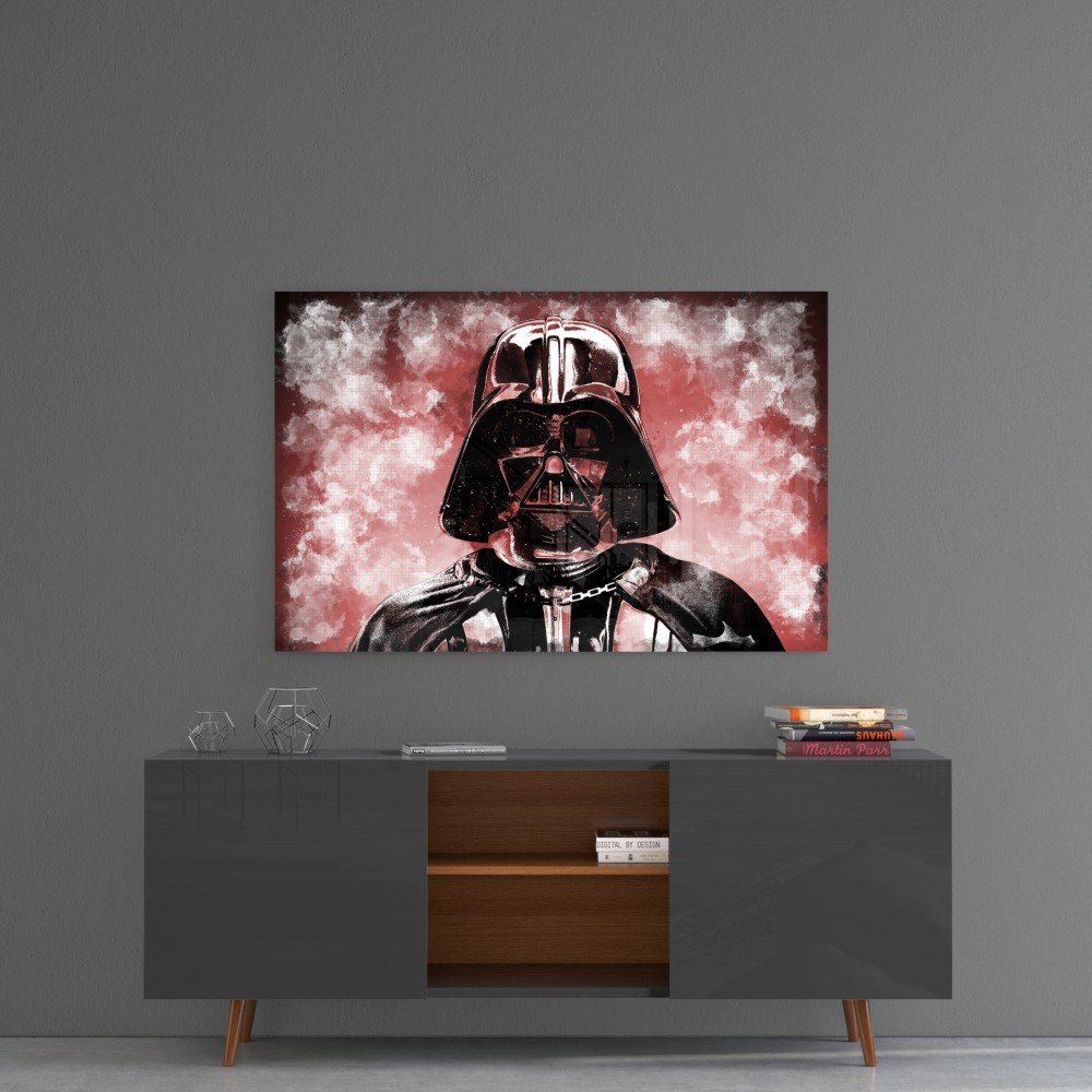 Darth Vader Glasschilderij