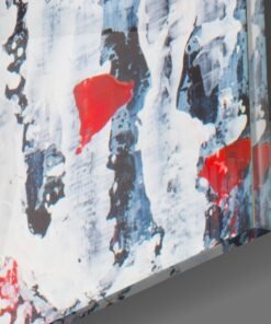 Alternative view of Vrouw met Rood Glasschilderij