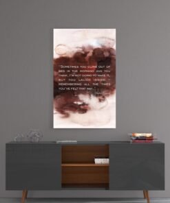 Bukowski Quotes Glasschilderij