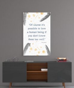 Bukowski Quotes Glasschilderij