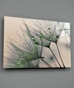 Paardenbloem Glasschilderij - Afbeelding 3
