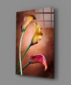 Tulpen Glasschilderij - Afbeelding 3