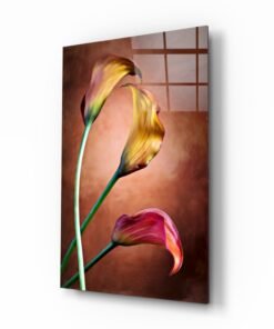 Tulpen Glasschilderij