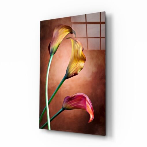 Tulpen Glasschilderij