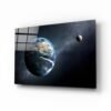 Wereldbol Glasschilderij