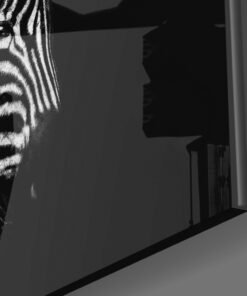 Alternative view of Zebra Glasschilderij