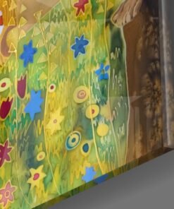 Alternative view of De Kus Gustav Klimt Glasschilderij