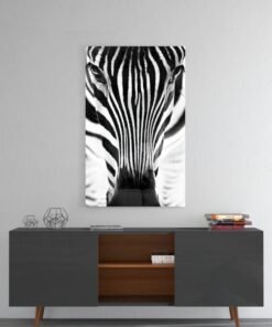 Zebra Glasschilderij